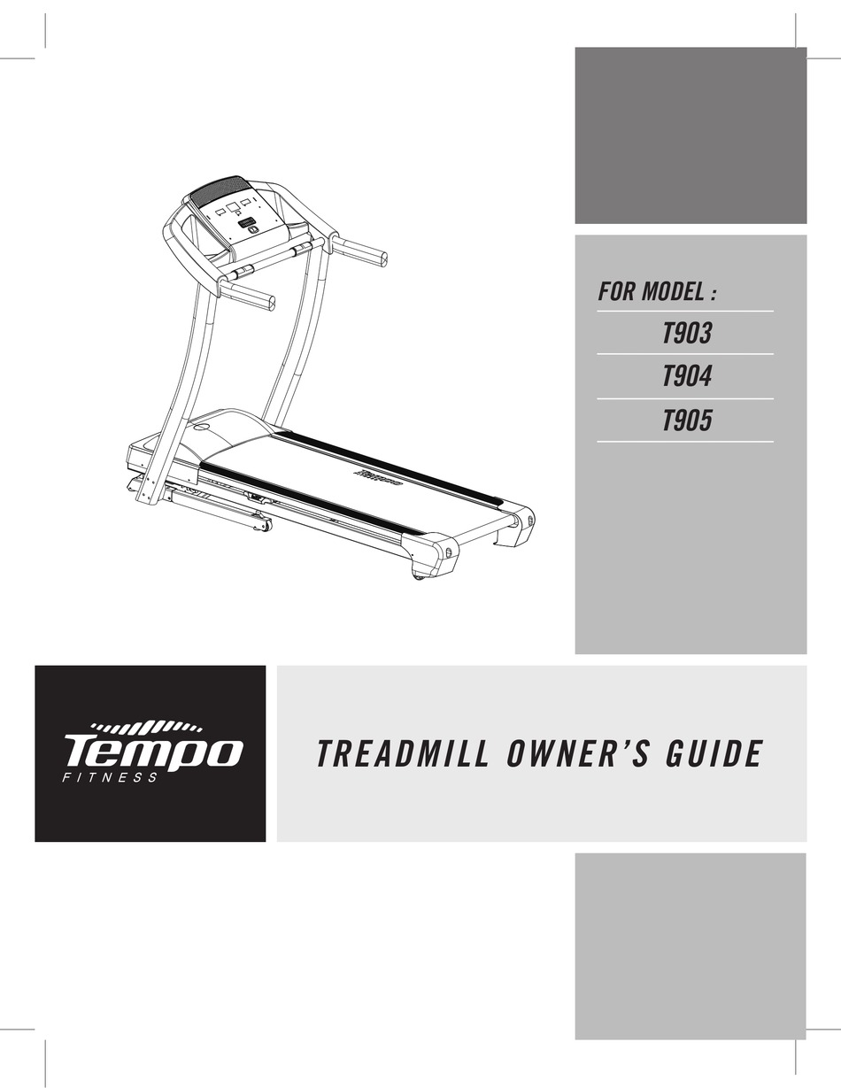 tempo fitness 632t manual