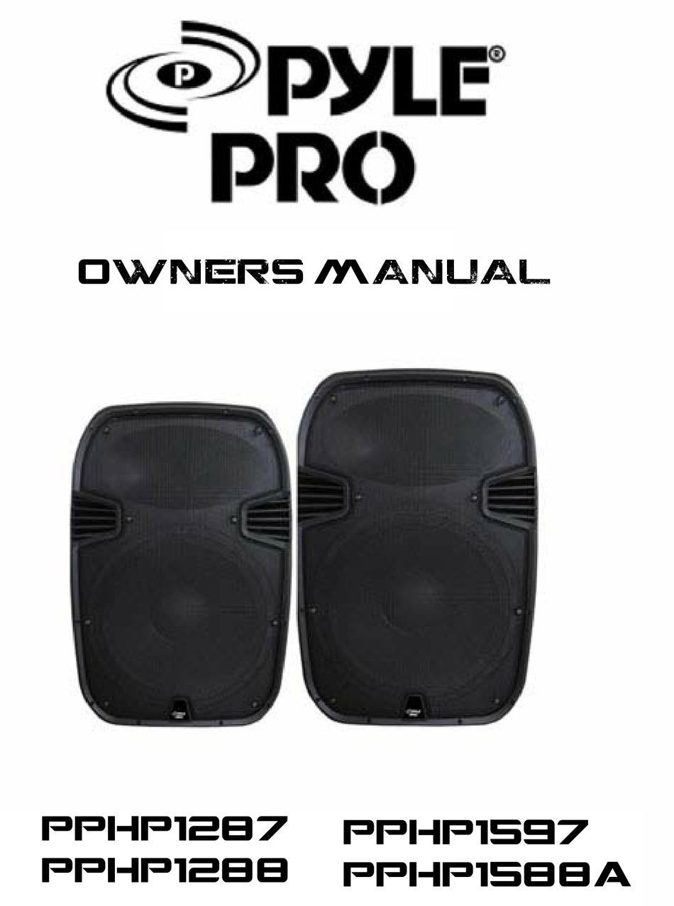 PYLE PRO PPHP1287 OWNER'S MANUAL Pdf Download ManualsLib
