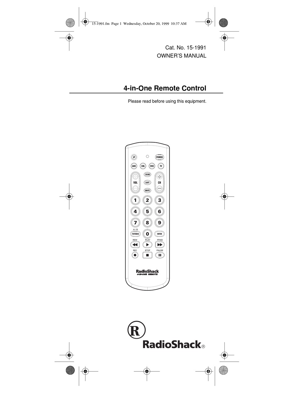 radio shack 1680x manual