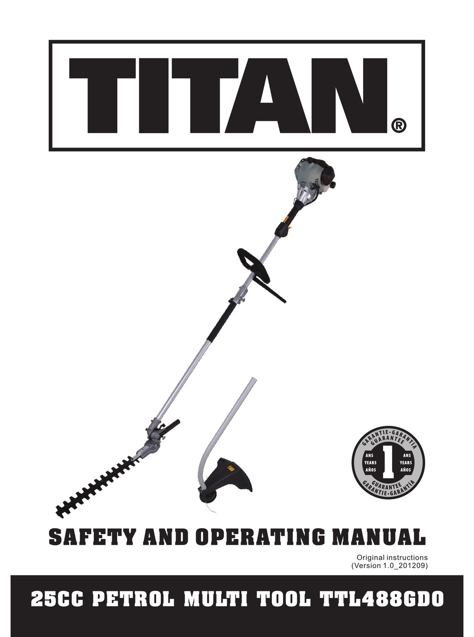 titan multi tool hedge trimmer attachment