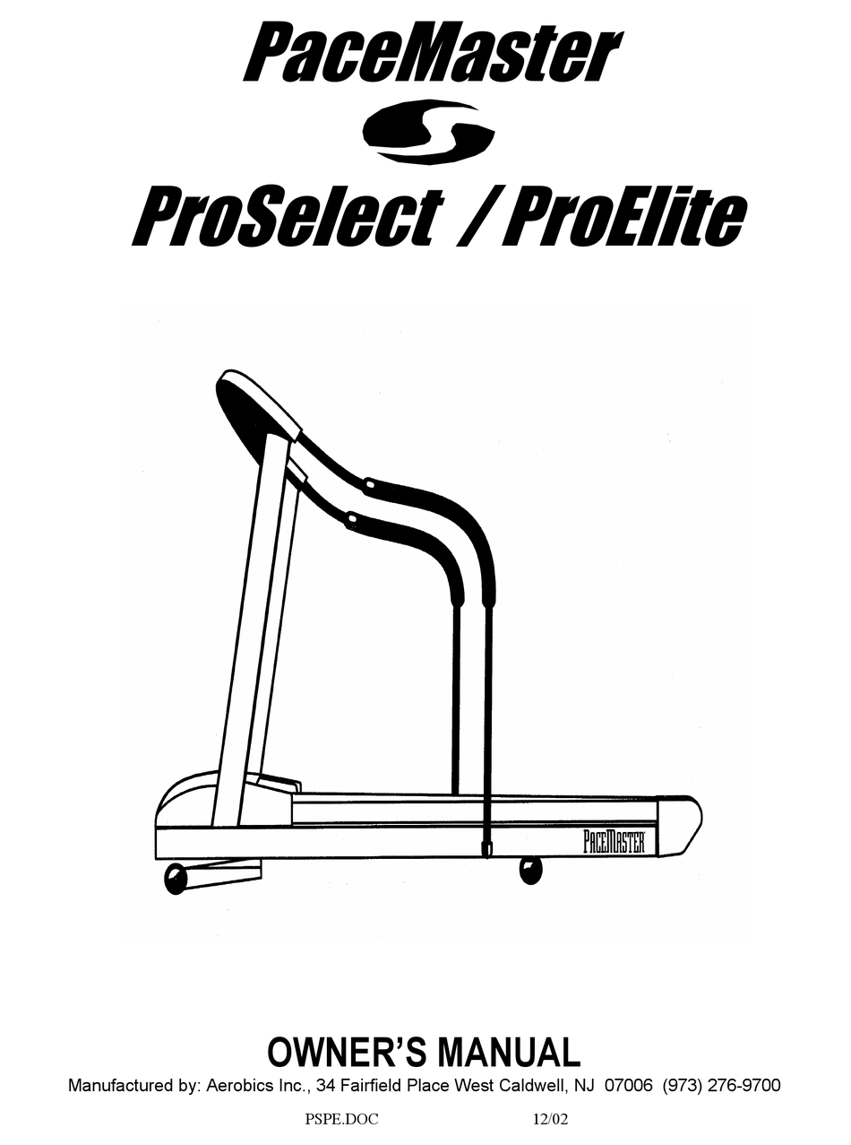 Pacemaster pro elite discount treadmill