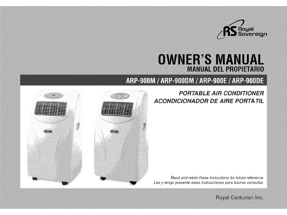 ROYAL SOVEREIGN ARP-900E OWNER'S MANUAL Pdf Download | ManualsLib