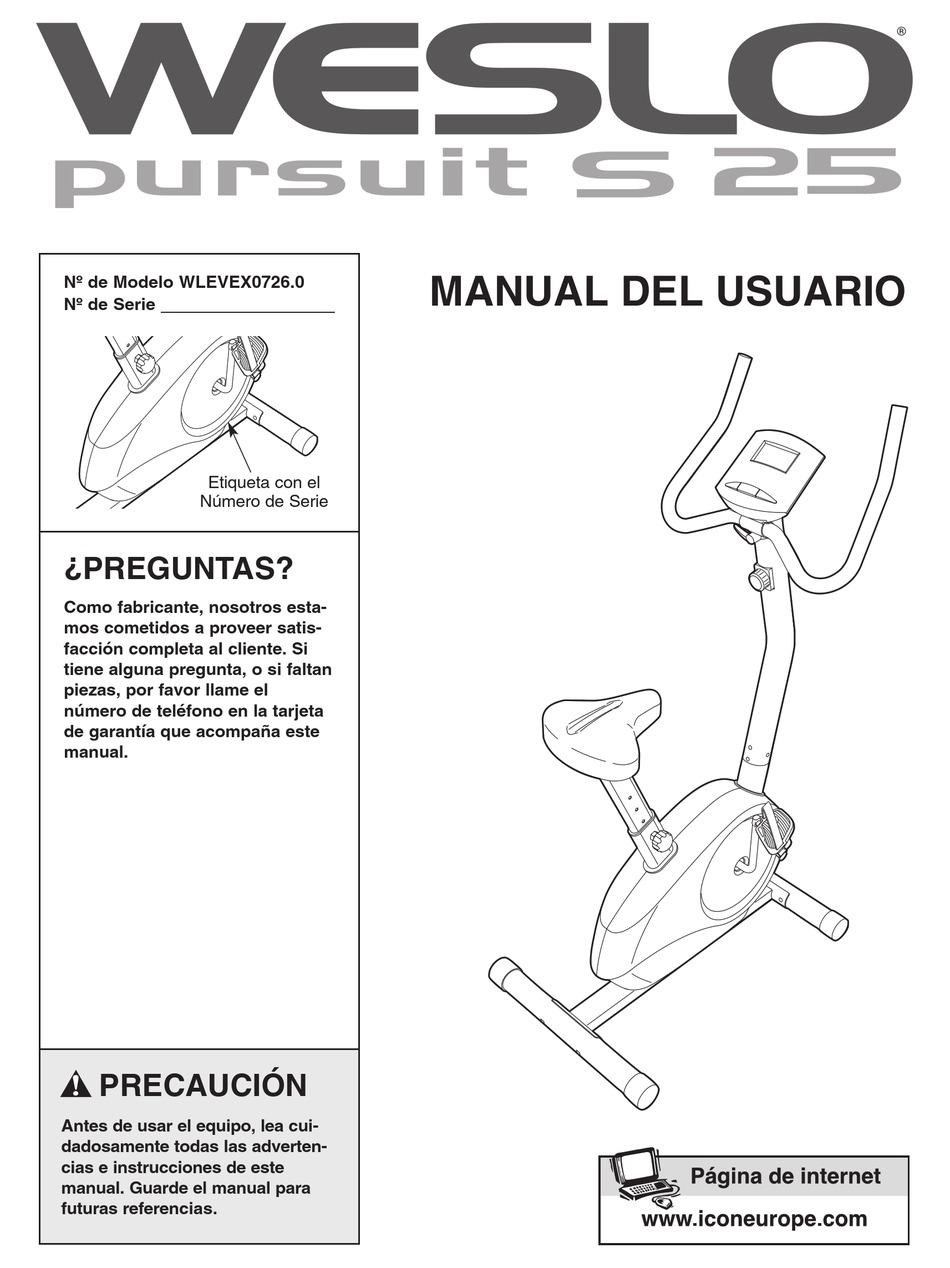 weslo exercise