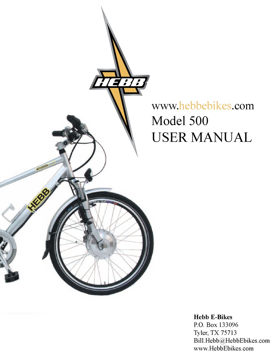 HEBB 500 USER MANUAL Pdf Download ManualsLib