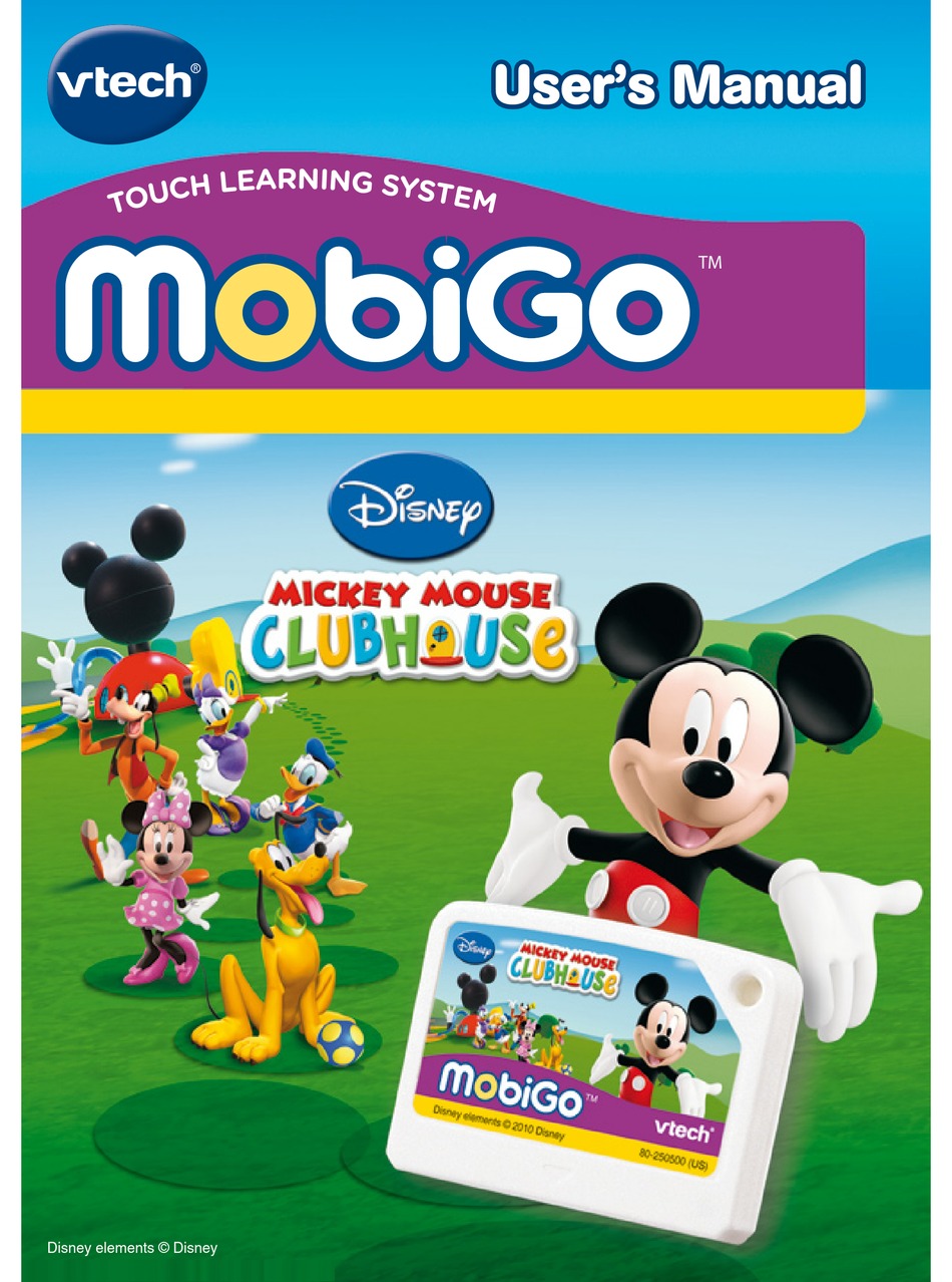 VTECH MOBIGO DISNEY MICKEY MOUSE CLUBHOUSE TOUCH LEARNING SYSTEM 5