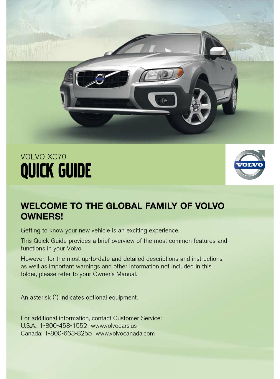 Volvo xc70 manual