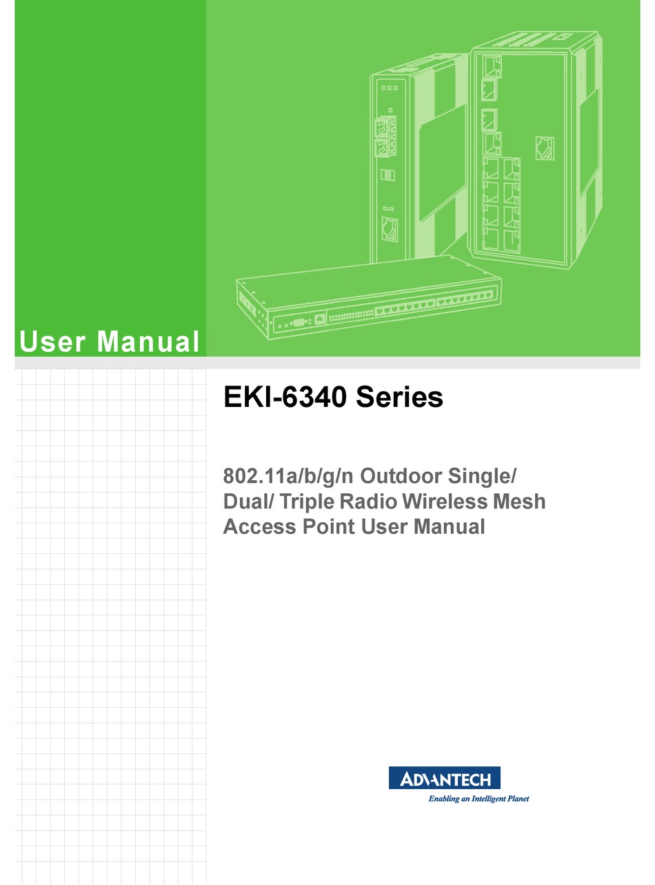 ADVANTECH EKI-6340 SERIES USER MANUAL Pdf Download | ManualsLib