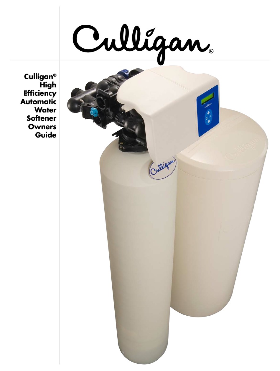 Culligan He Owner S Manual Pdf Download Manualslib