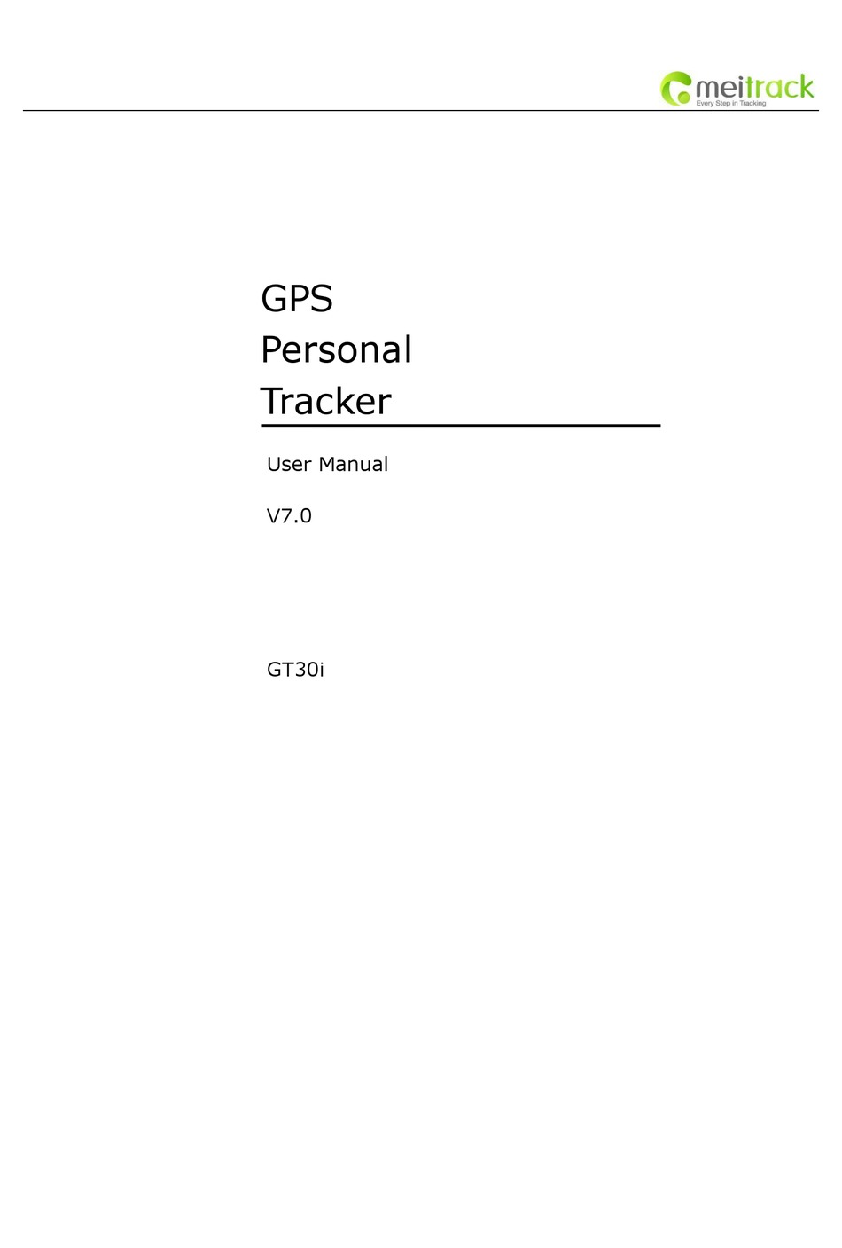MEITRACK GT30I USER MANUAL Pdf Download | ManualsLib
