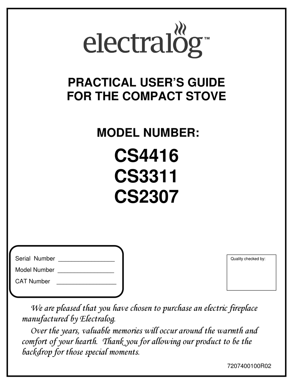 ELECTRALOG CS4416 PRACTICAL USER'S MANUAL Pdf Download ManualsLib