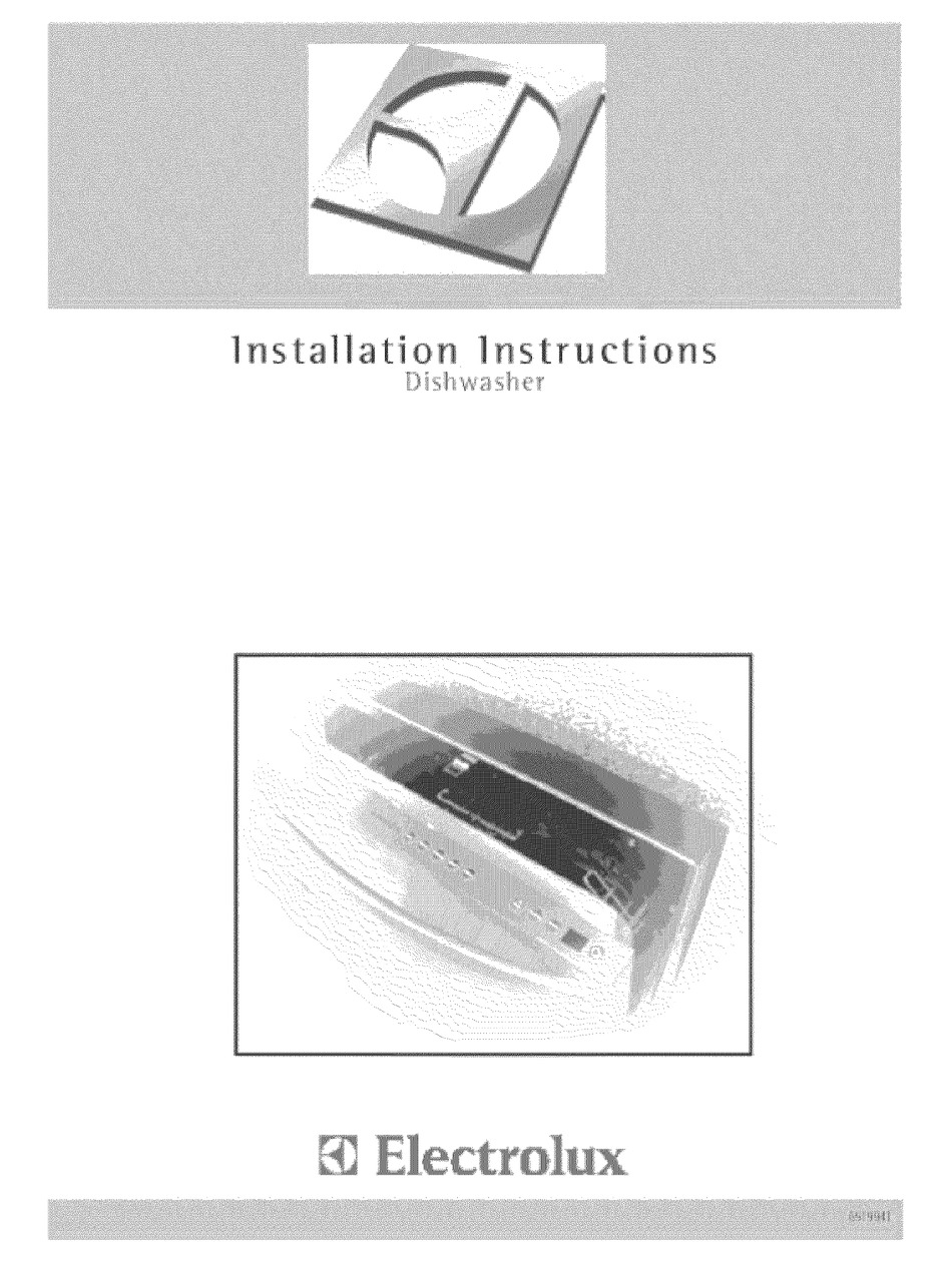 ELECTROLUX EDW5505EPS INSTALLATION INSTRUCTIONS MANUAL Pdf Download