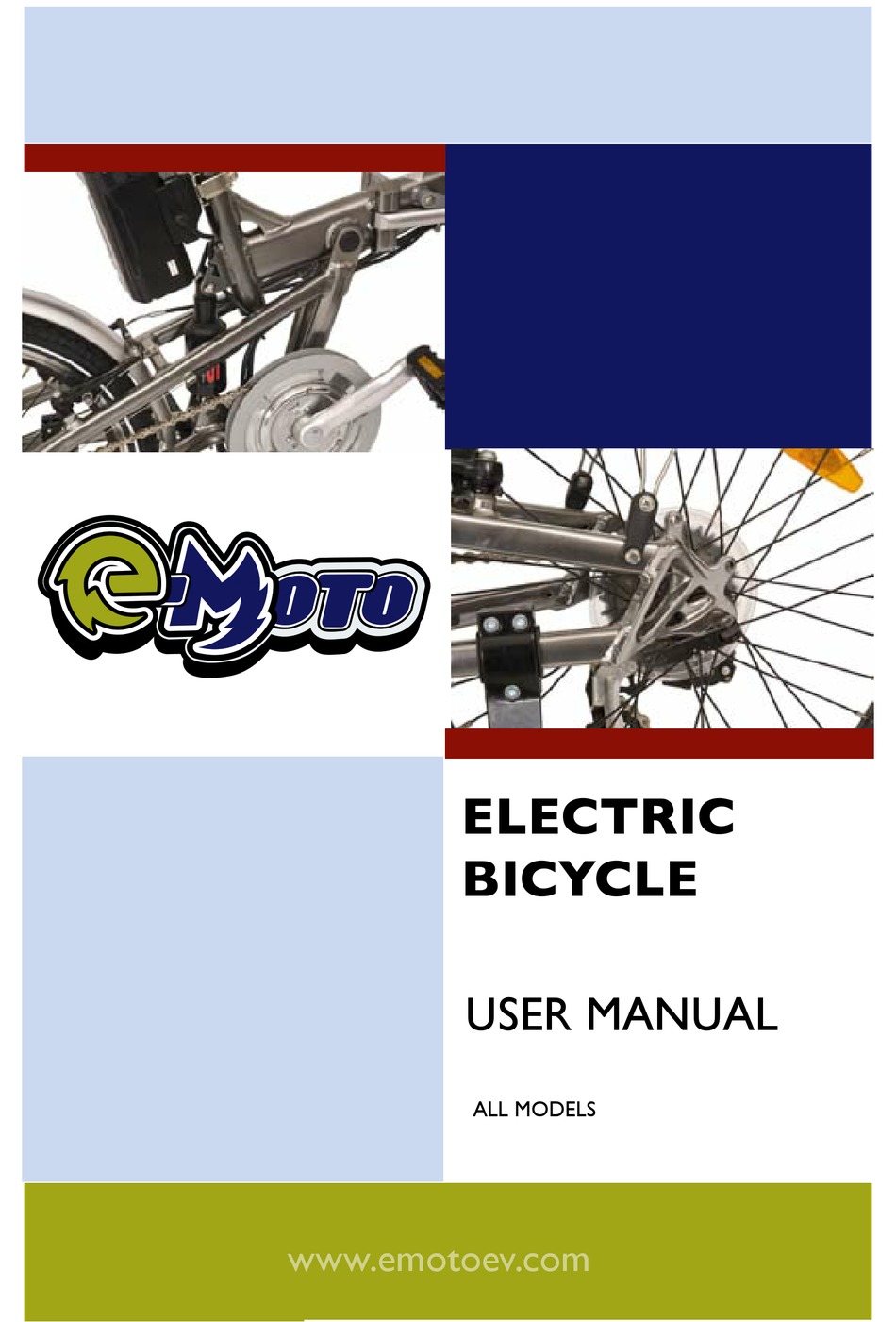 EMOTO ELECTRIC BICYCLE USER MANUAL Pdf Download ManualsLib