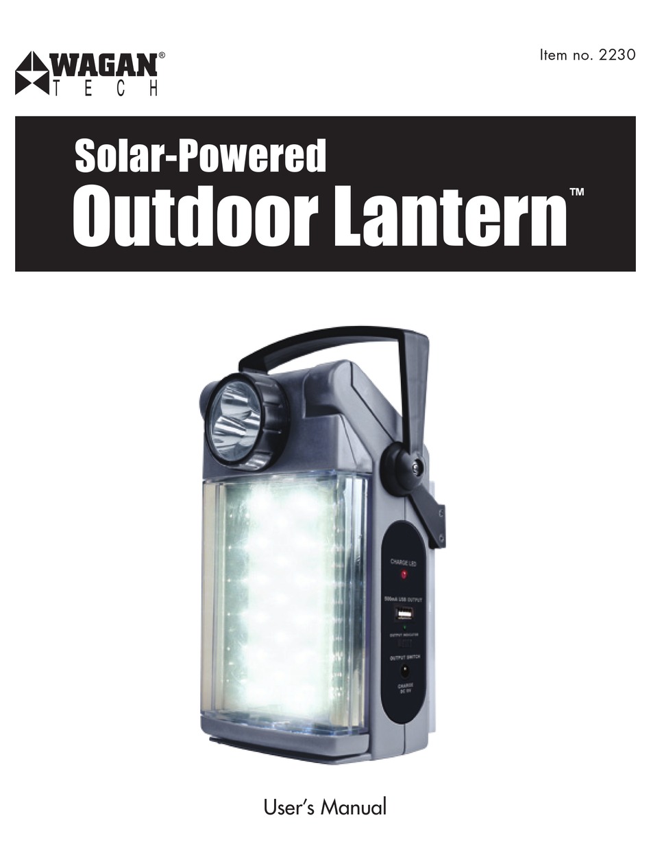 innovage outdoor lantern manual