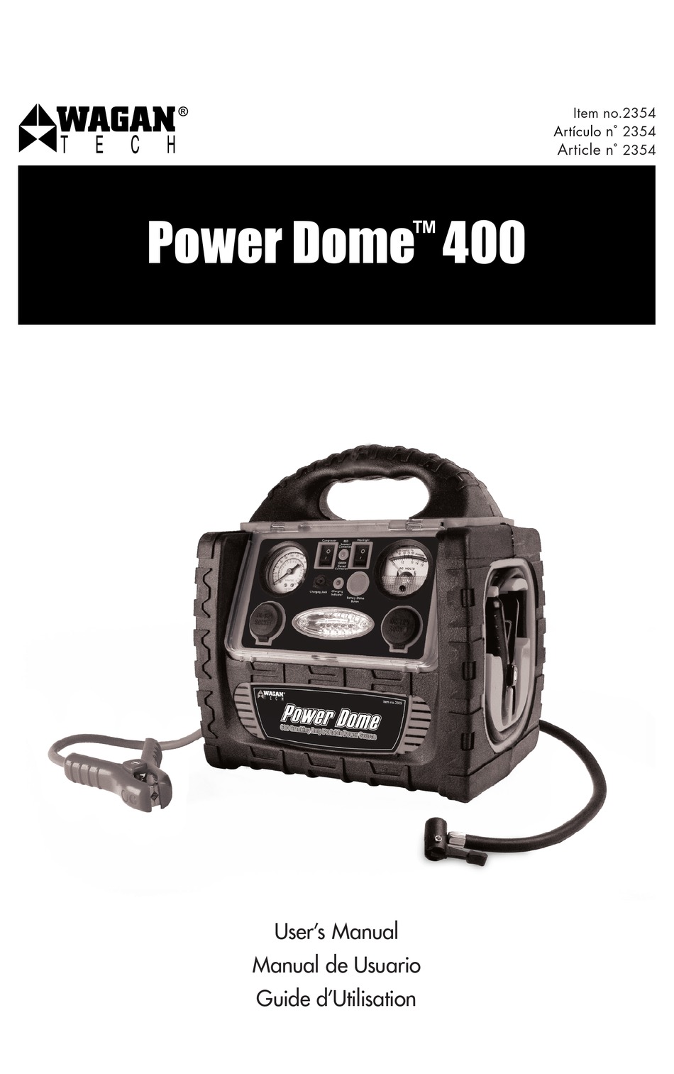 WAGAN POWER DOME 400 USER MANUAL Pdf Download ManualsLib