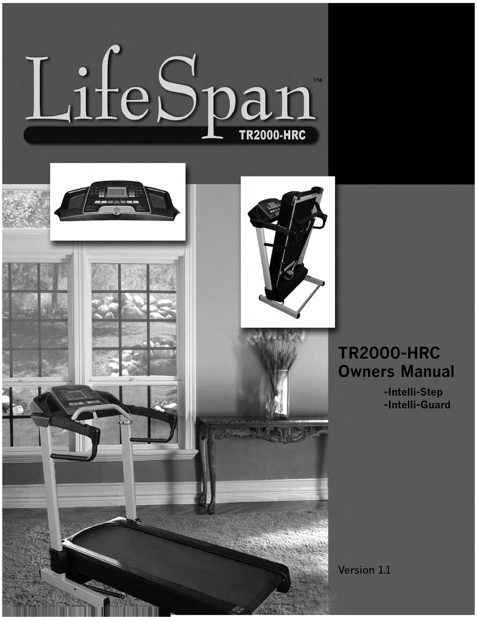 LIFESPAN TR2000HRC OWNER'S MANUAL Pdf Download ManualsLib
