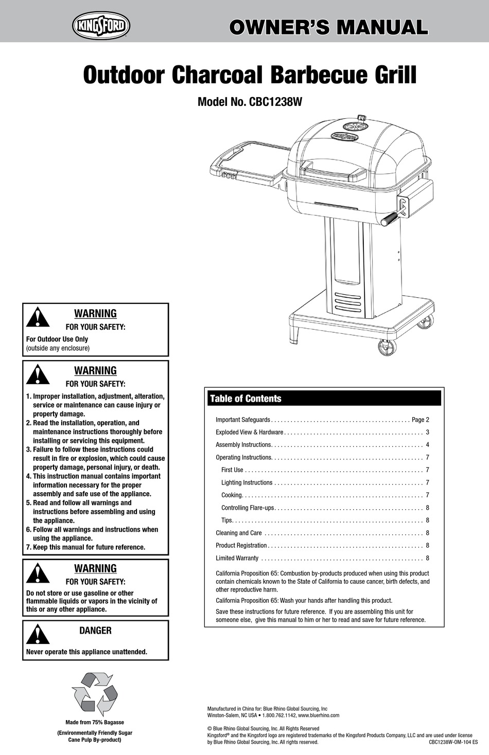 kingsford-cbc1238w-owner-s-manual-pdf-download-manualslib