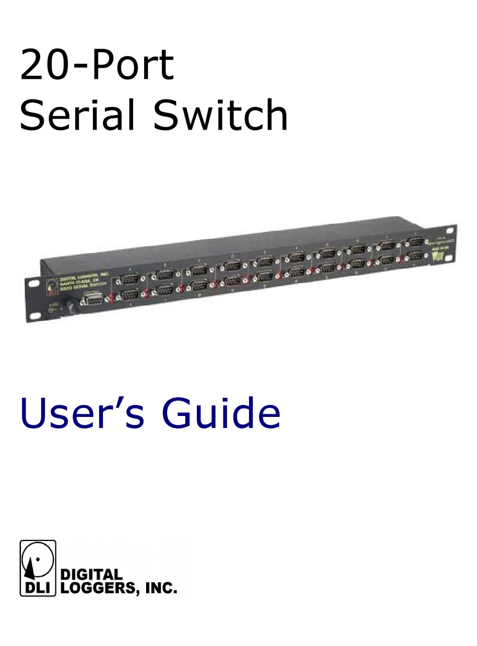 DIGITAL LOGGERS 20PORT SERIAL SWITCH USER MANUAL Pdf Download ManualsLib