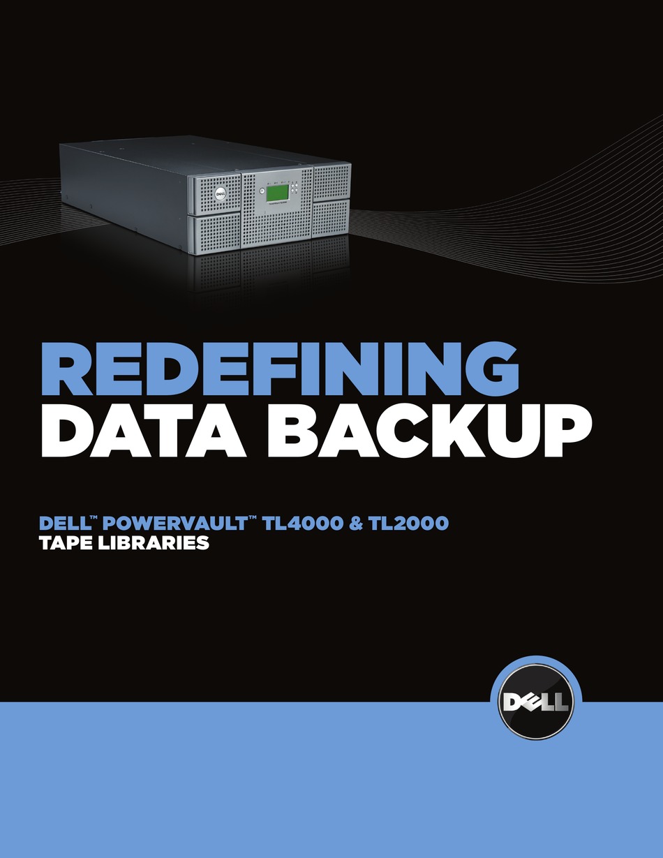 DELL POWERVAULT TL4000 BROCHURE Pdf Download ManualsLib
