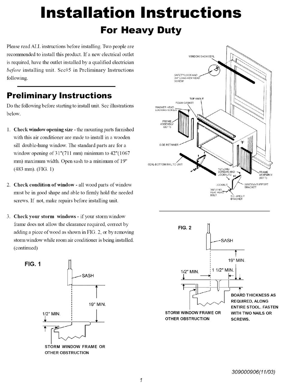 frigidaire fas156n1a2