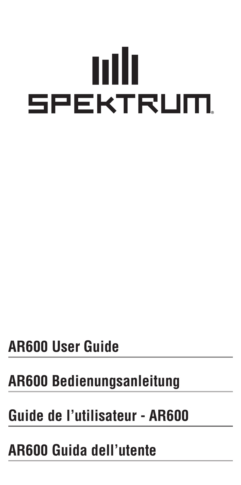 SPEKTRUM AR600 USER MANUAL Pdf Download | ManualsLib
