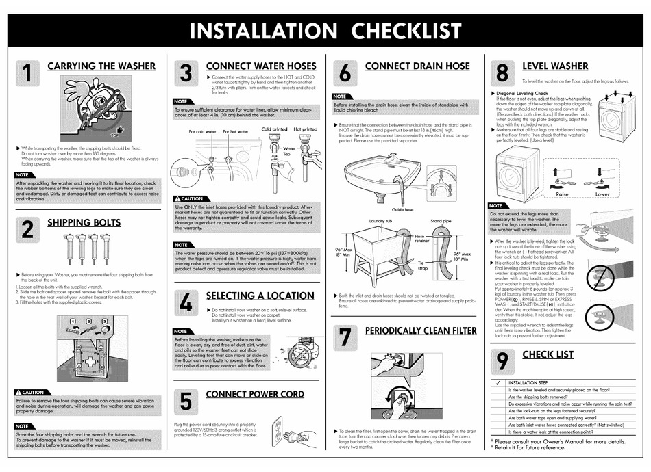 KENMORE 40249032011 INSTALLATION INSTRUCTIONS Pdf Download | ManualsLib