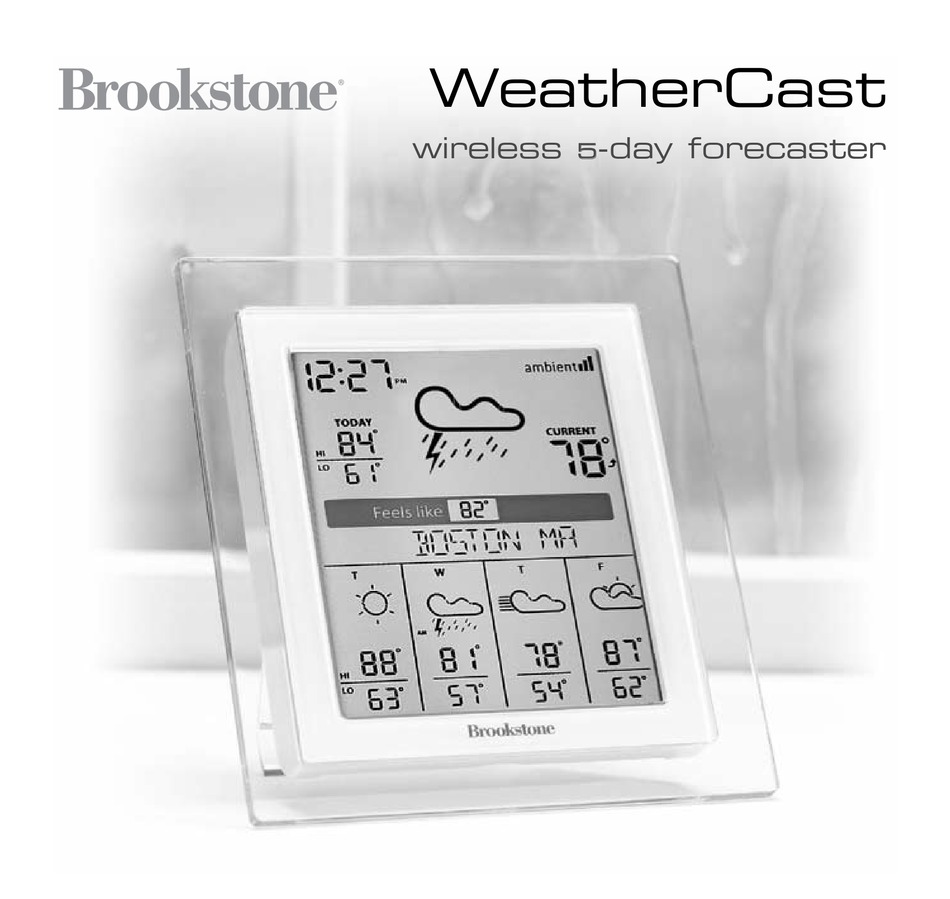 brookstone weather watcher