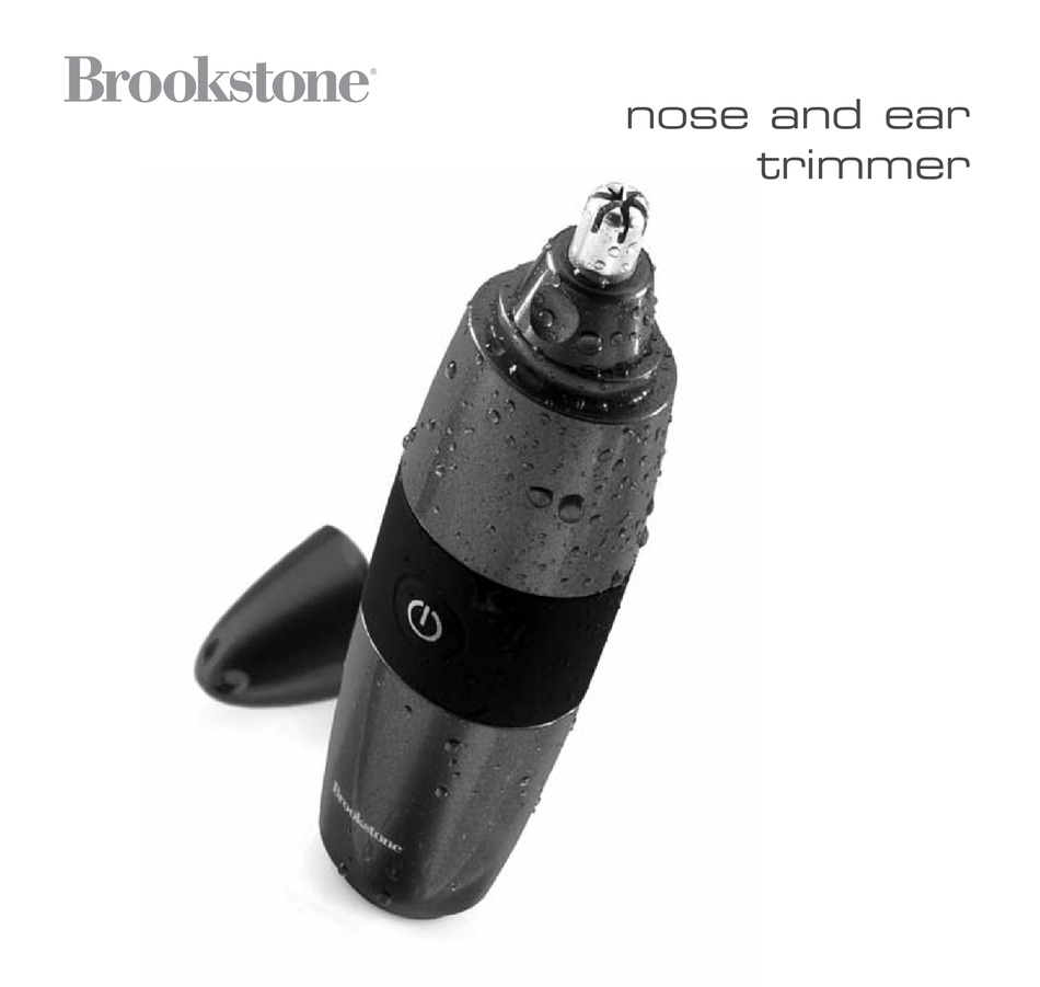 brookstone nose hair trimmer