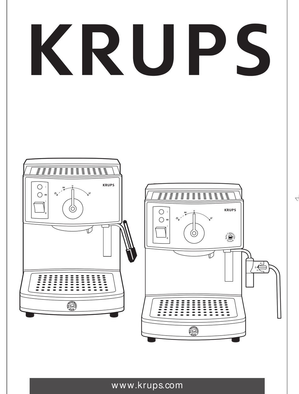 User manual Krups ProAroma FMD3 (English - 60 pages)