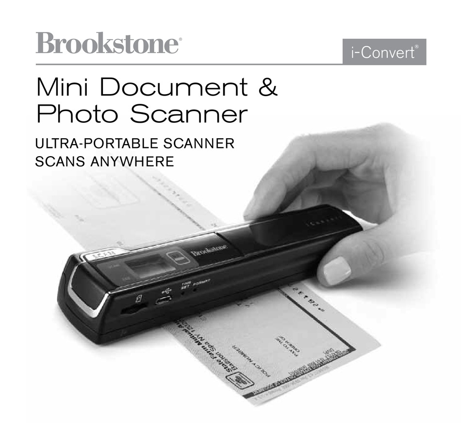 brookstone slide and negative scanner driver