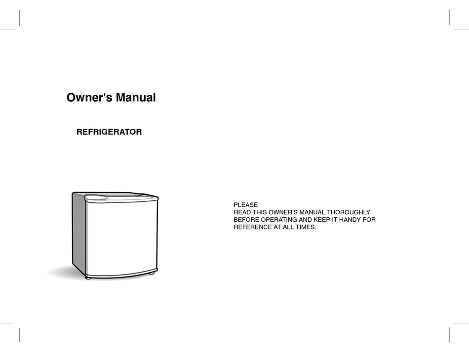 LG REFRIGERATOR OWNER