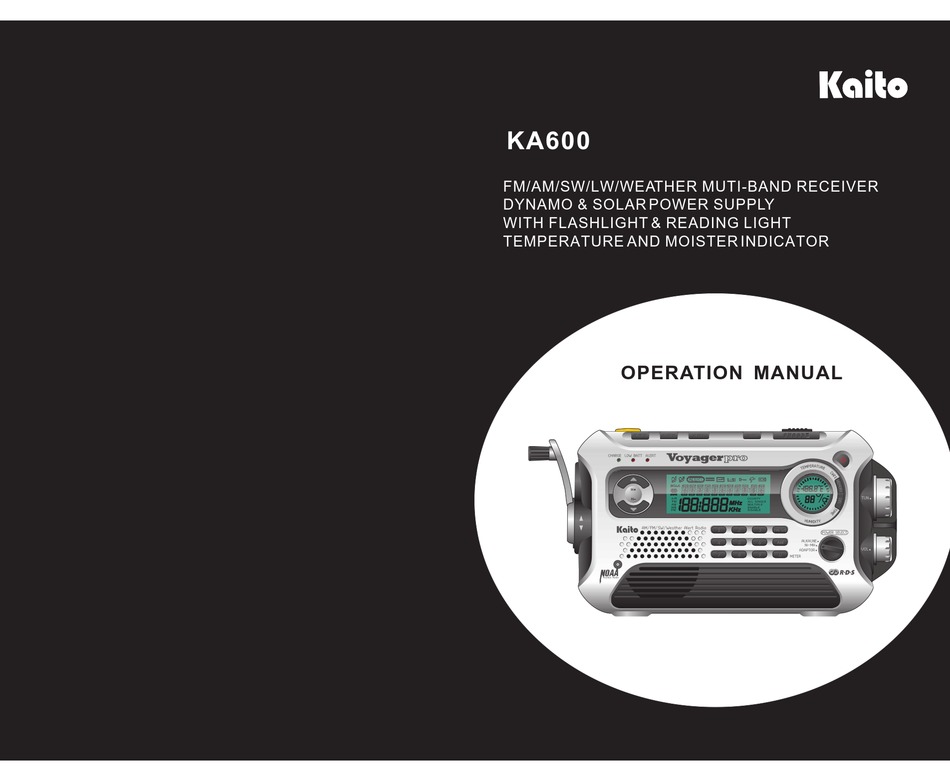 KAITO KA600 OPERATION MANUAL Pdf Download | ManualsLib