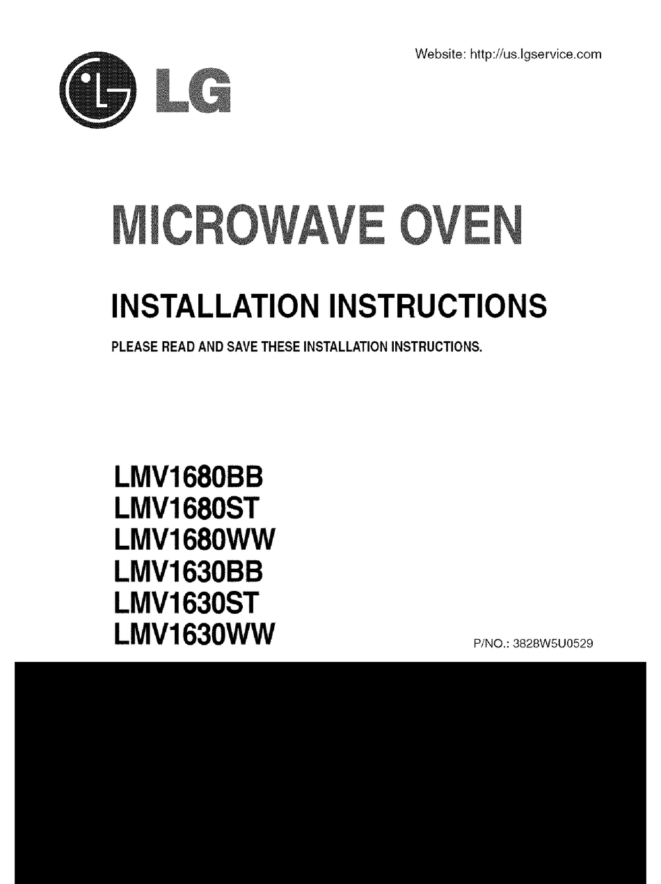 lg microwave model lmv1680st