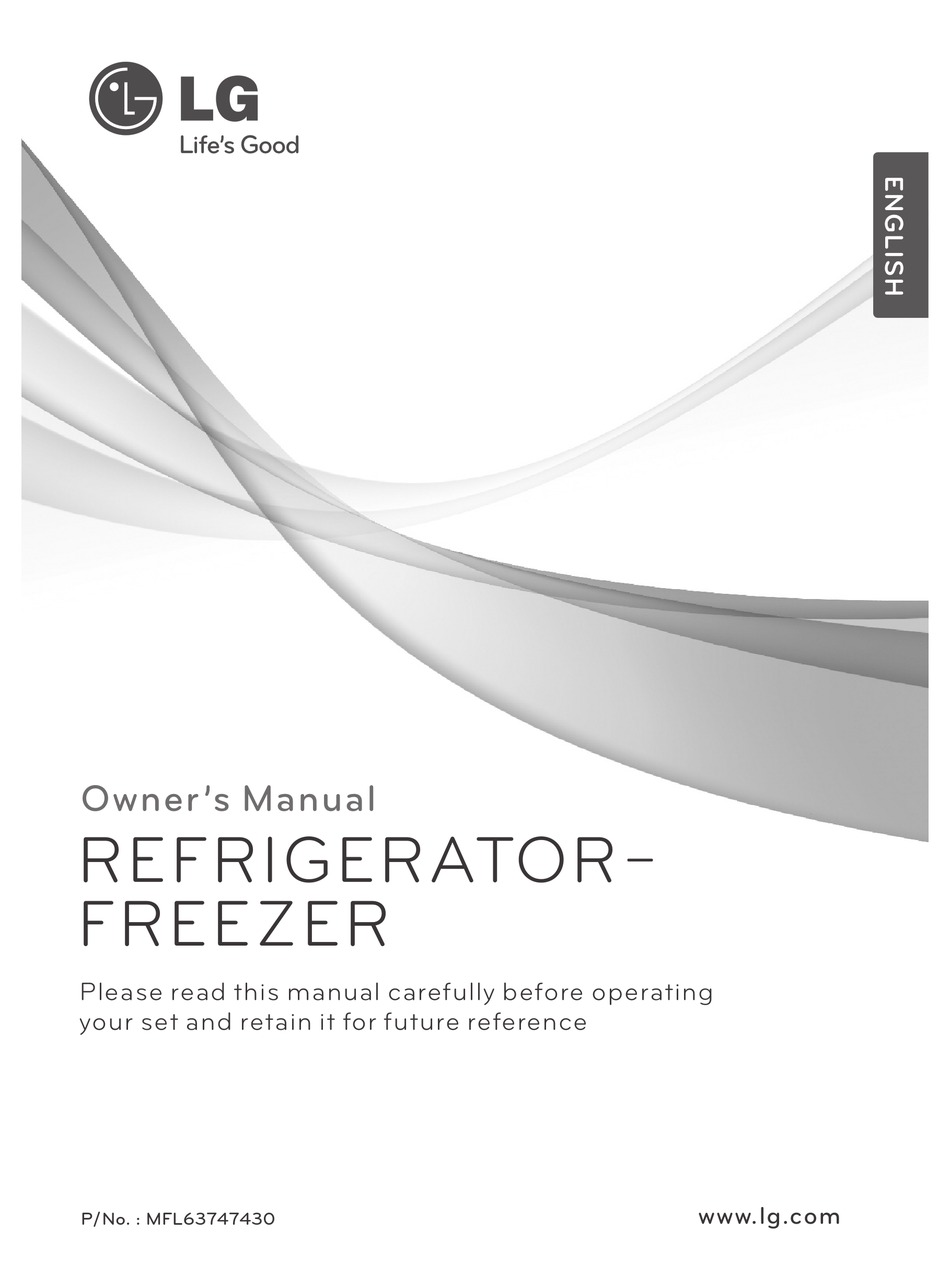 Lg Refrigerator User Manual