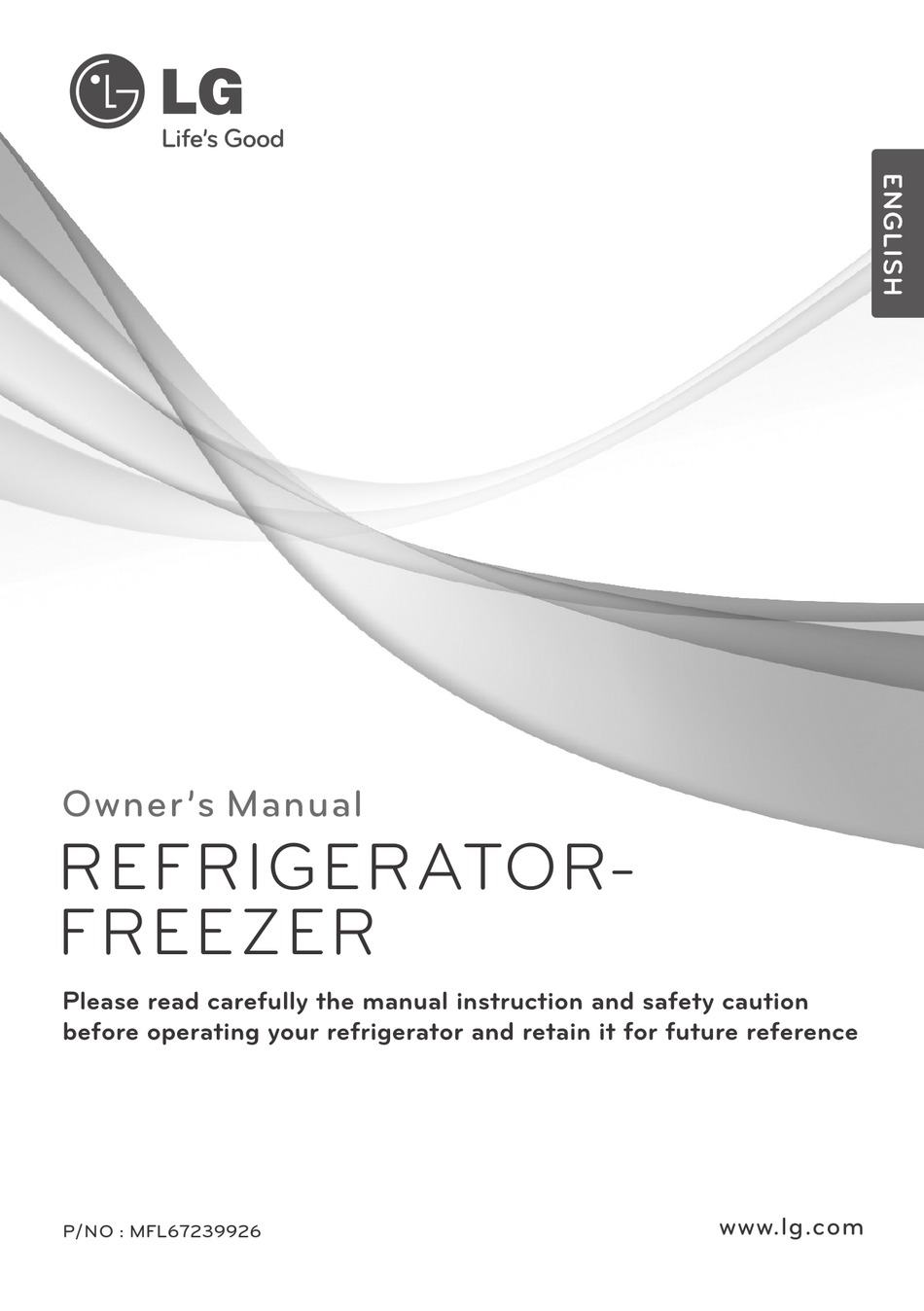LG REFRIGERATOR-FREEZER OWNER'S MANUAL Pdf Download | ManualsLib