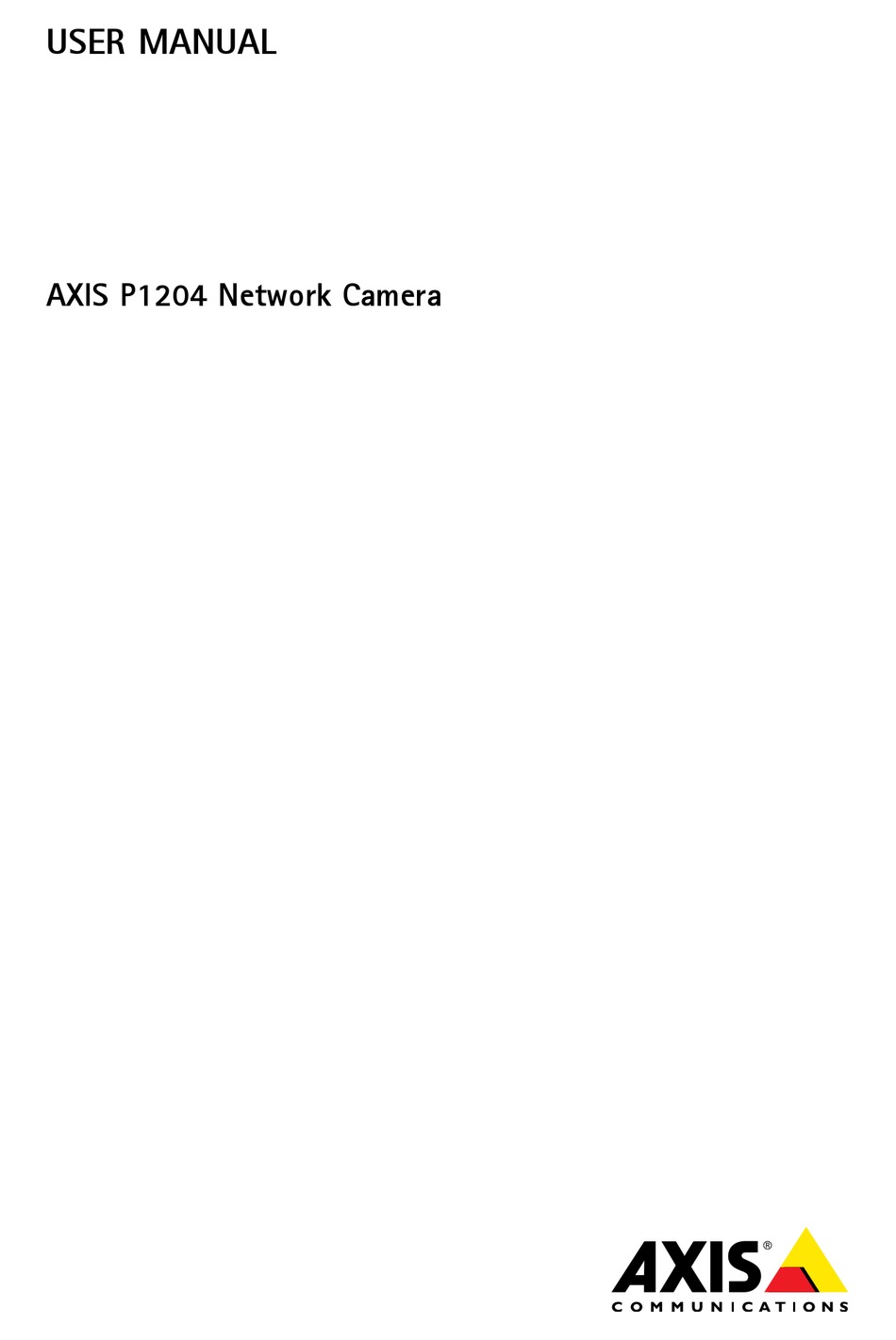 Axis p1204 clearance network camera