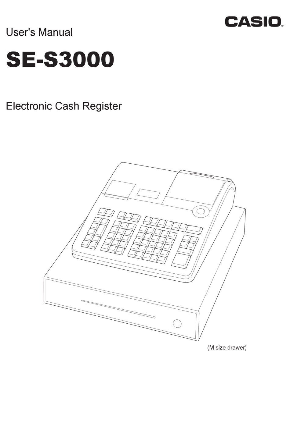 Casio SE-S3000 Electronic Cash Register Casio SES3000 Casio SE-53000