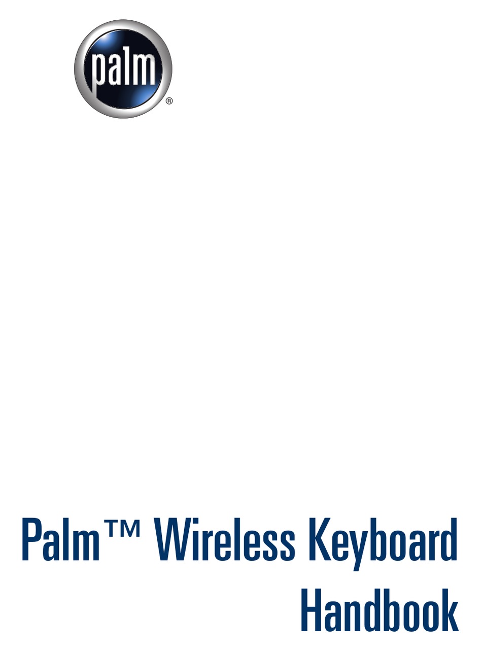 palm wireless keyboard manual