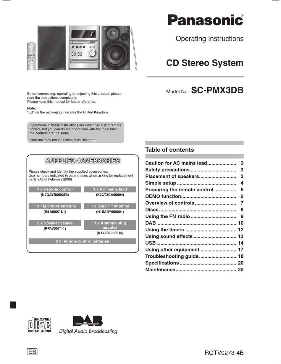 Panasonic sa pmx3 схема