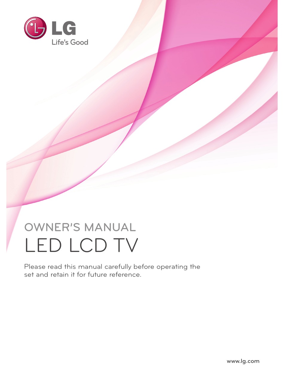 LG LED LCD TV OWNER'S MANUAL Pdf Download | ManualsLib