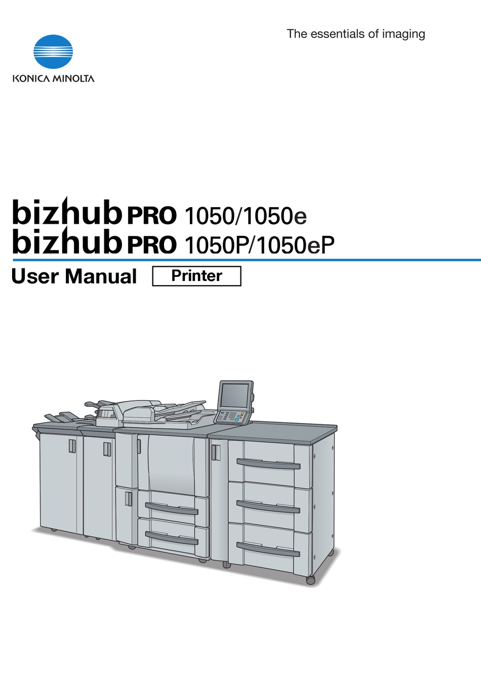 Konica Minolta Bizhub Pro 1050 User Manual Pdf Download Manualslib