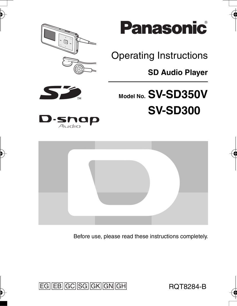 Panasonic V Sd350v Operating Instructions Manual Pdf Download Manualslib