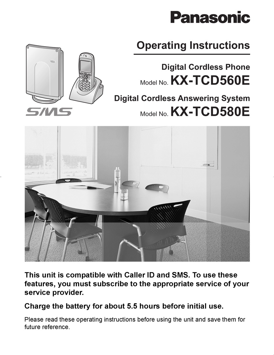 PANASONIC KX-TCD560 OPERATING INSTRUCTIONS MANUAL Pdf Download | ManualsLib