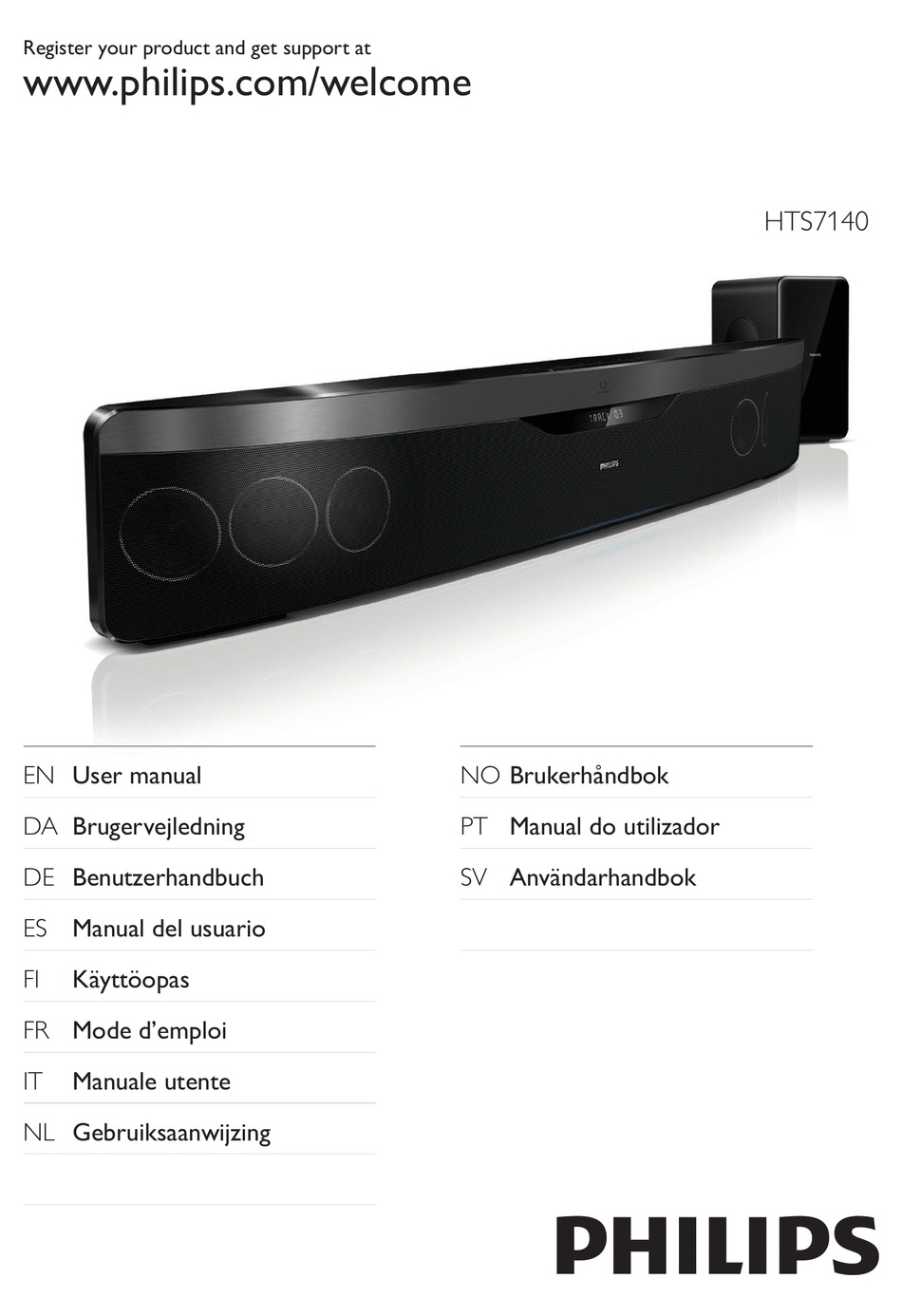 PHILIPS HTS7140 USER MANUAL Pdf Download | ManualsLib