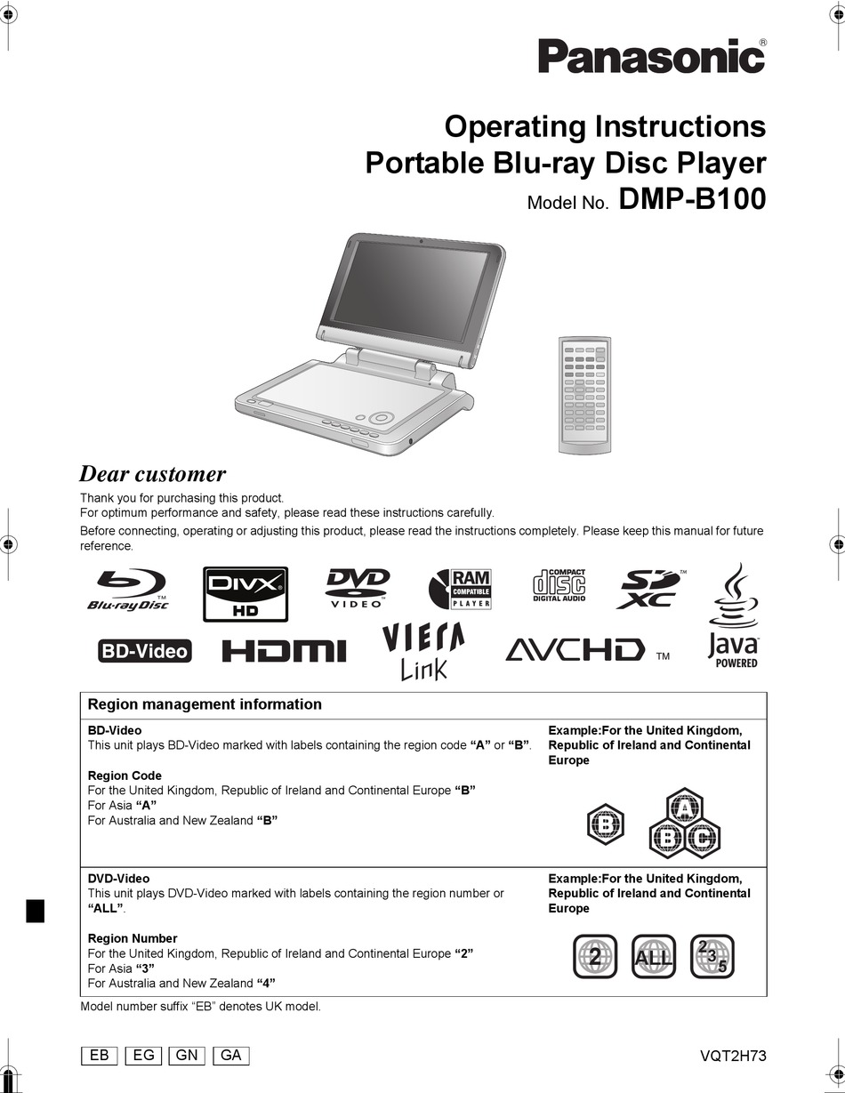 Panasonic DMP-B100-S SILVER+systemiks.ca