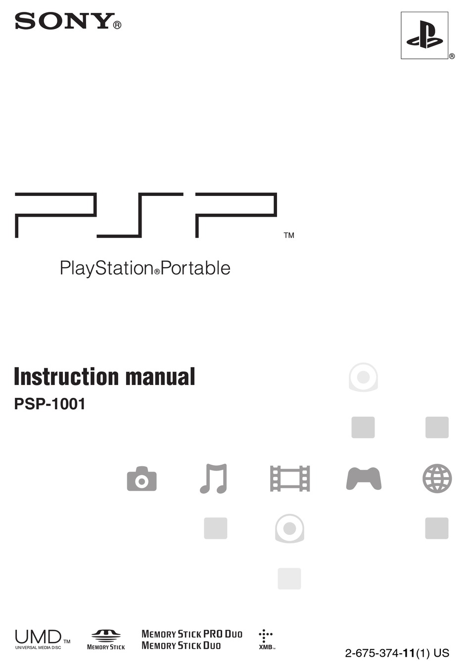 Sony Psp 1001 Instruction Manual Pdf Download Manualslib