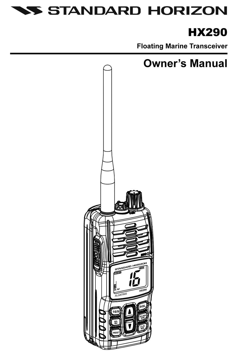 standard hx260s manual