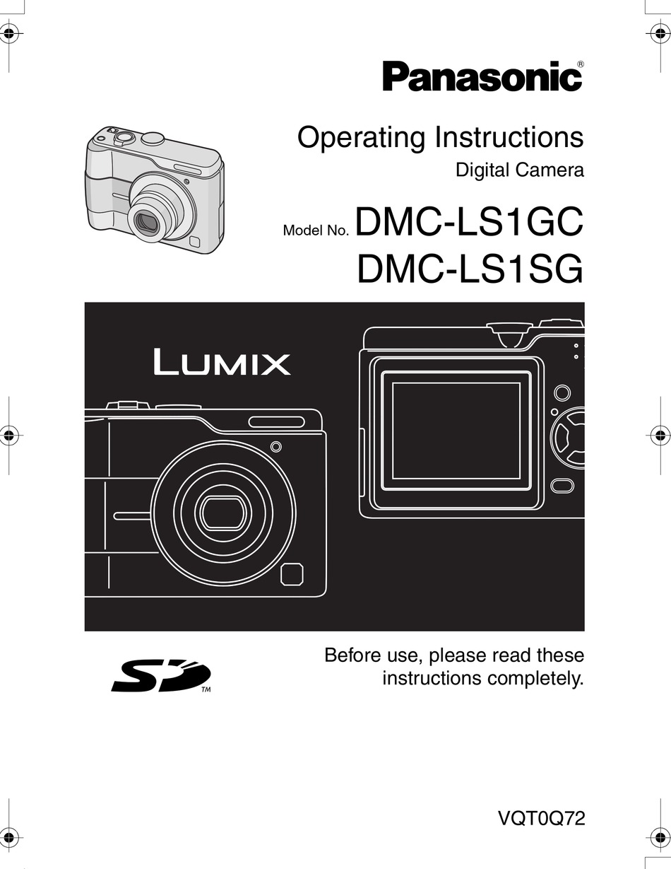 PANASONIC LUMIX DMCLS1GC OPERATING INSTRUCTIONS MANUAL Pdf Download