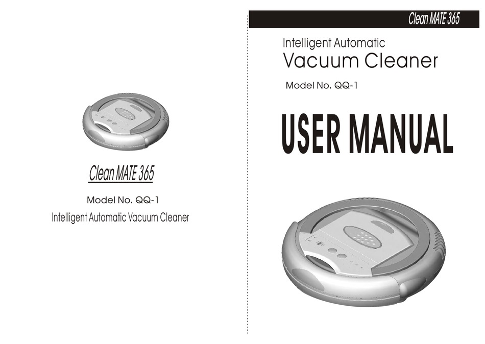 Clean Mate 365 Qq 1 User Manual Pdf Download Manualslib