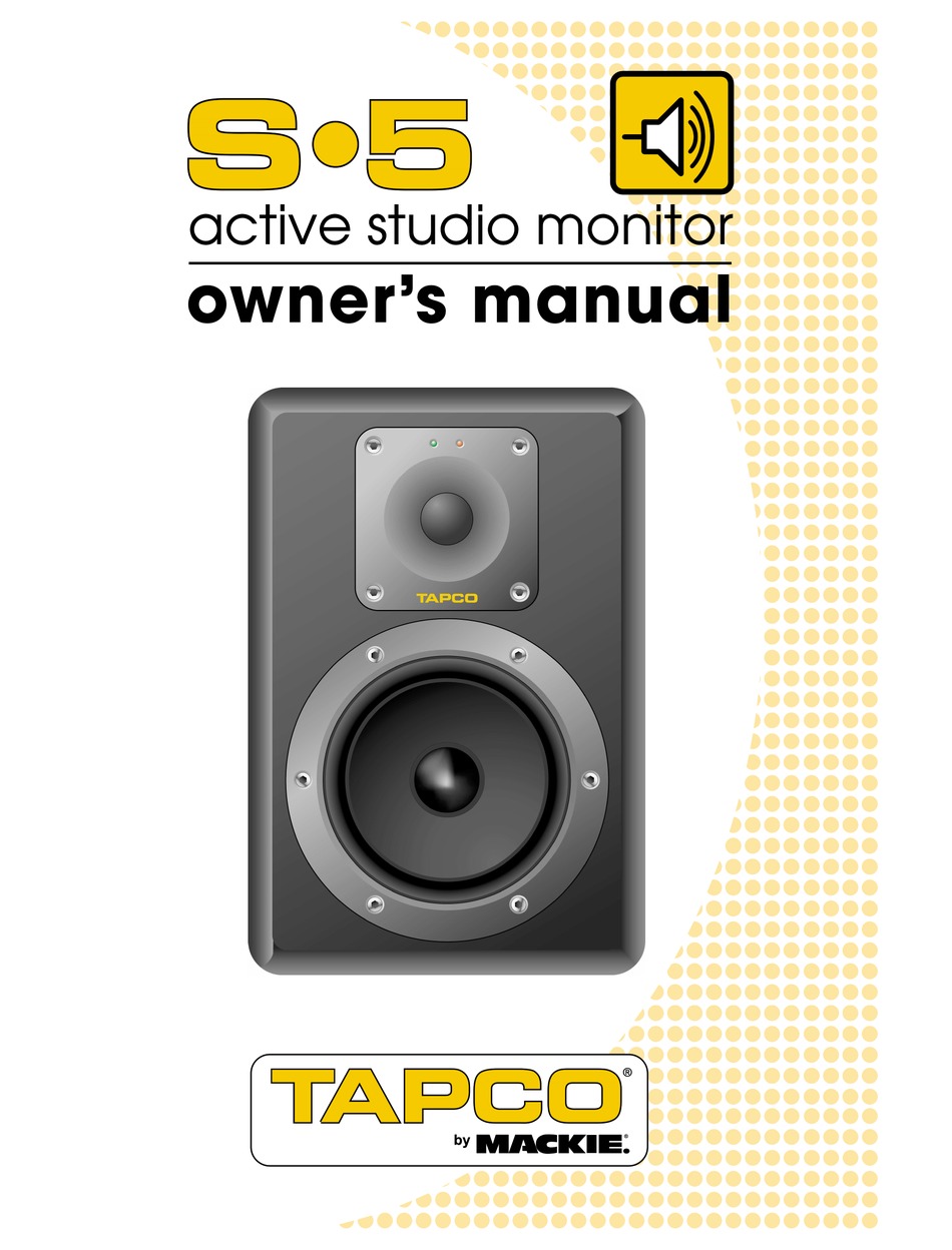 tapco s5 studio monitors