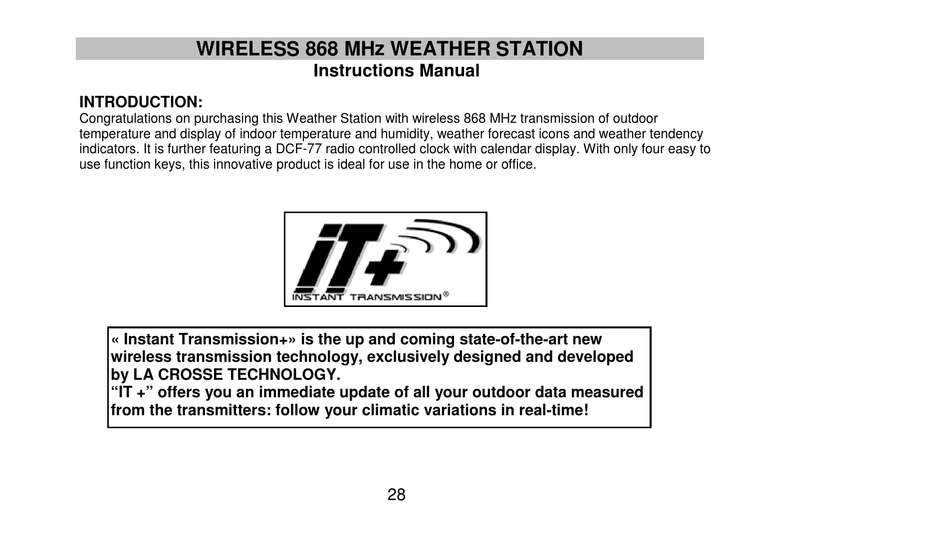 easy weather professional weather station instructions